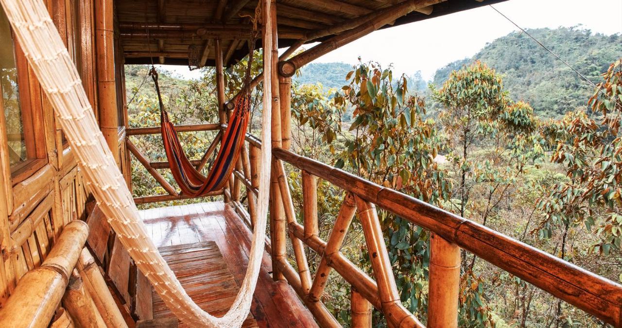 Hotel Guatape Adrianas Bambu Buitenkant foto