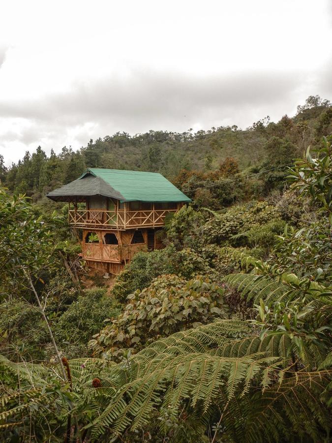 Hotel Guatape Adrianas Bambu Buitenkant foto